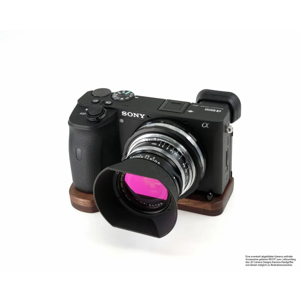 Kameragriffe | Dunkelbraun, Sony, Wenge | J.b. Camera Designs Usa | Handgriff Für Sony A6600 Kamera | Ilce-6600 Aus Holz | Braun | Jb Camera