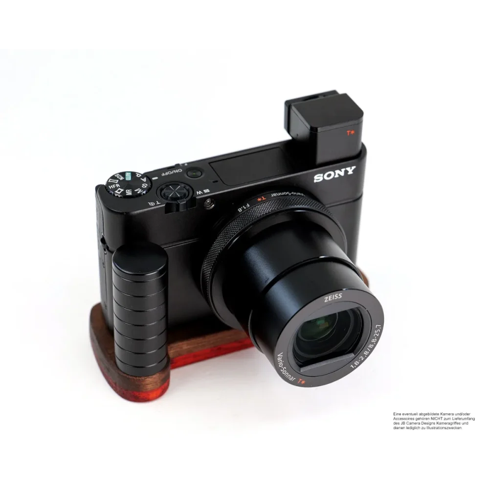 Kameragriffe | Rot-braun | J.b. Camera Designs Usa | Handgriff Für Sony Dsc-rx100 Serie Aus Holz Von Jb Camera Designs In Orange Rot