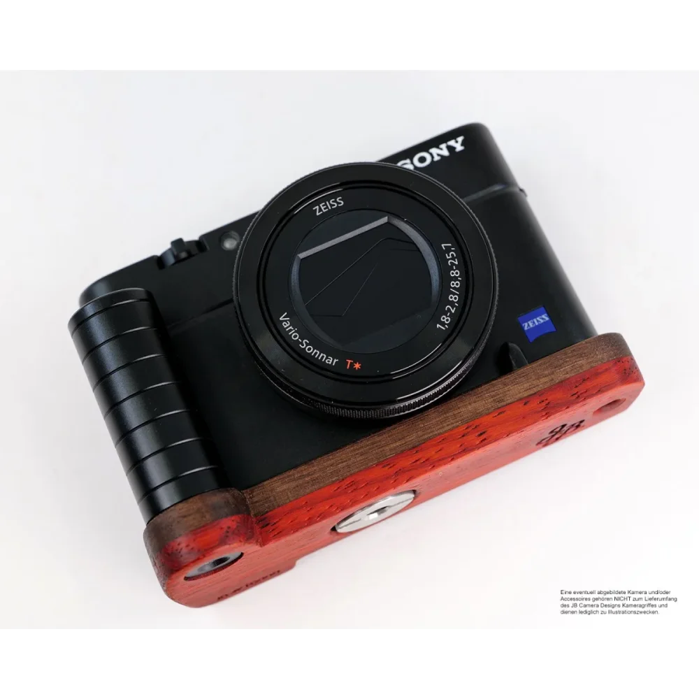 Kameragriffe | Rot-braun | J.b. Camera Designs Usa | Handgriff Für Sony Dsc-rx100 Serie Aus Holz Von Jb Camera Designs In Orange Rot