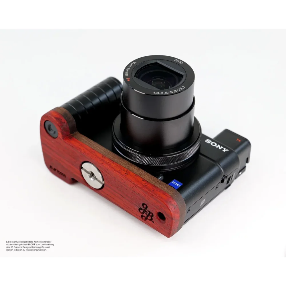Kameragriffe | Rot-braun | J.b. Camera Designs Usa | Handgriff Für Sony Dsc-rx100 Serie Aus Holz Von Jb Camera Designs In Orange Rot