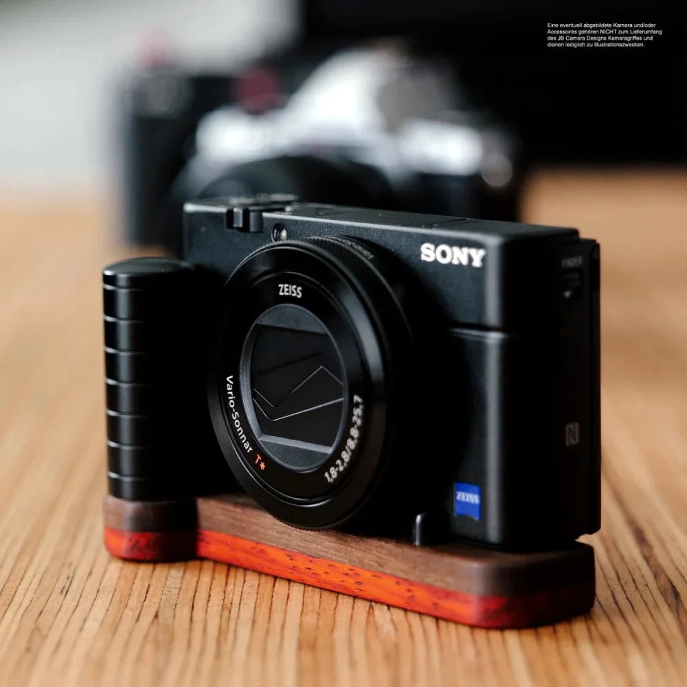 Kameragriffe | Rot-braun | J.b. Camera Designs Usa | Handgriff Für Sony Dsc-rx100 Serie Aus Holz Von Jb Camera Designs In Orange Rot