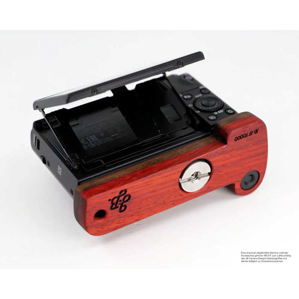 Kameragriffe | Rot-braun | J.b. Camera Designs Usa | Handgriff Für Sony Dsc-rx100 Serie Aus Holz Von Jb Camera Designs In Orange Rot