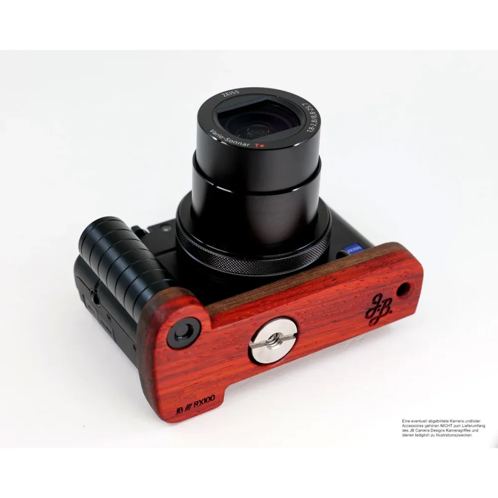 Kameragriffe | Rot-braun | J.b. Camera Designs Usa | Handgriff Für Sony Dsc-rx100 Serie Aus Holz Von Jb Camera Designs In Orange Rot