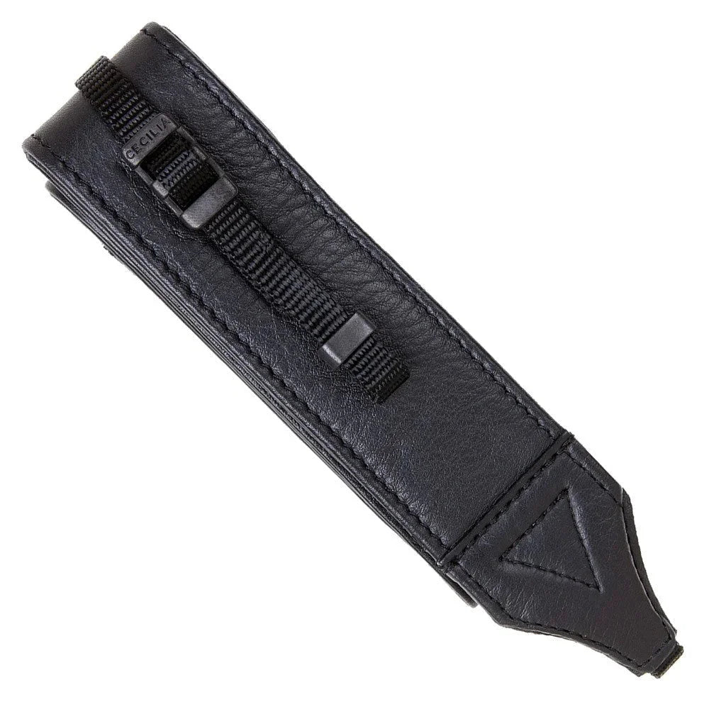Kameragurte | Leder, Schwarz | Cecilia Gallery | Hochwertiger Kameragurt Aus Leder Und Nylon In Schwarz Von Cecilia | Mfd1136