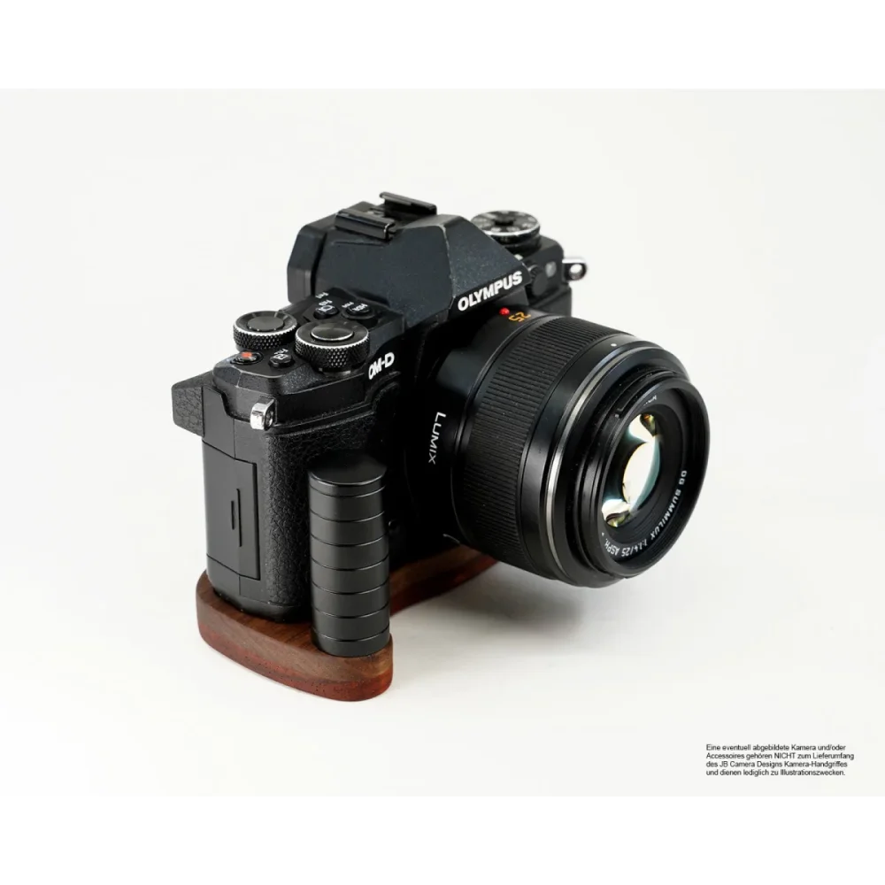 Kameragriffe | Rot-braun | J.b. Camera Designs Usa | Kamera Griff Für Olympus E-m5 Mark Ii | Holz In Orange Rot Von Jb Camera Designs