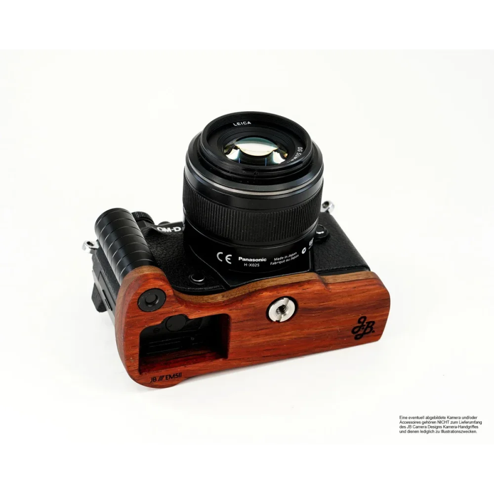 Kameragriffe | Rot-braun | J.b. Camera Designs Usa | Kamera Griff Für Olympus E-m5 Mark Ii | Holz In Orange Rot Von Jb Camera Designs
