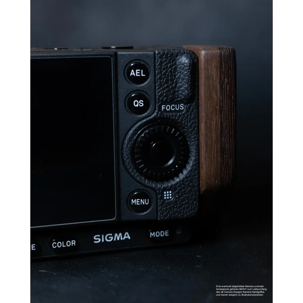 Kameragriffe | Dunkelbraun | J.b. Camera Designs Usa | Kamera Griff Für Sigma Fp Vollformatkamera | Wenge Holz | Jb Camera Designs Usa