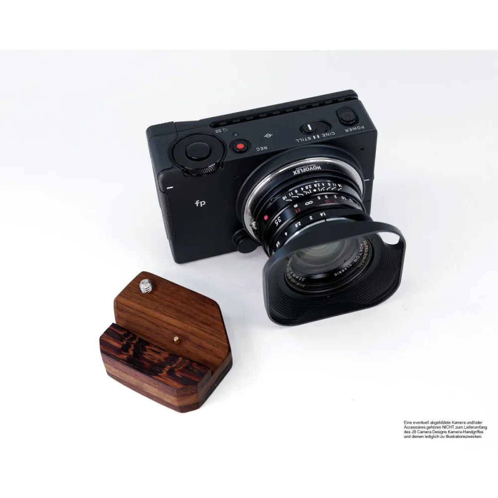 Kameragriffe | Dunkelbraun | J.b. Camera Designs Usa | Kamera Griff Für Sigma Fp Vollformatkamera | Wenge Holz | Jb Camera Designs Usa