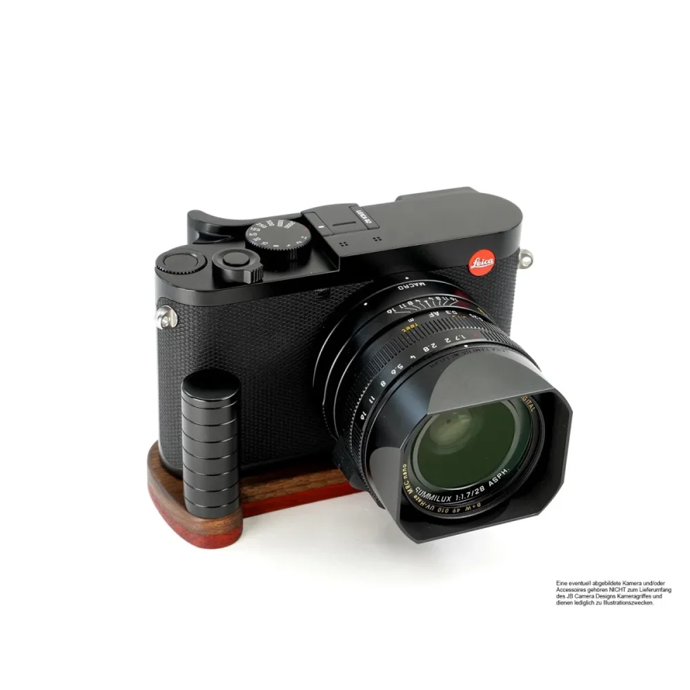 Kameragriffe | Rot-braun | J.b. Camera Designs Usa | Kamera Handgriff Aus Holz Für Leica Q2 Von Jb Camera Designs In Orange Rot