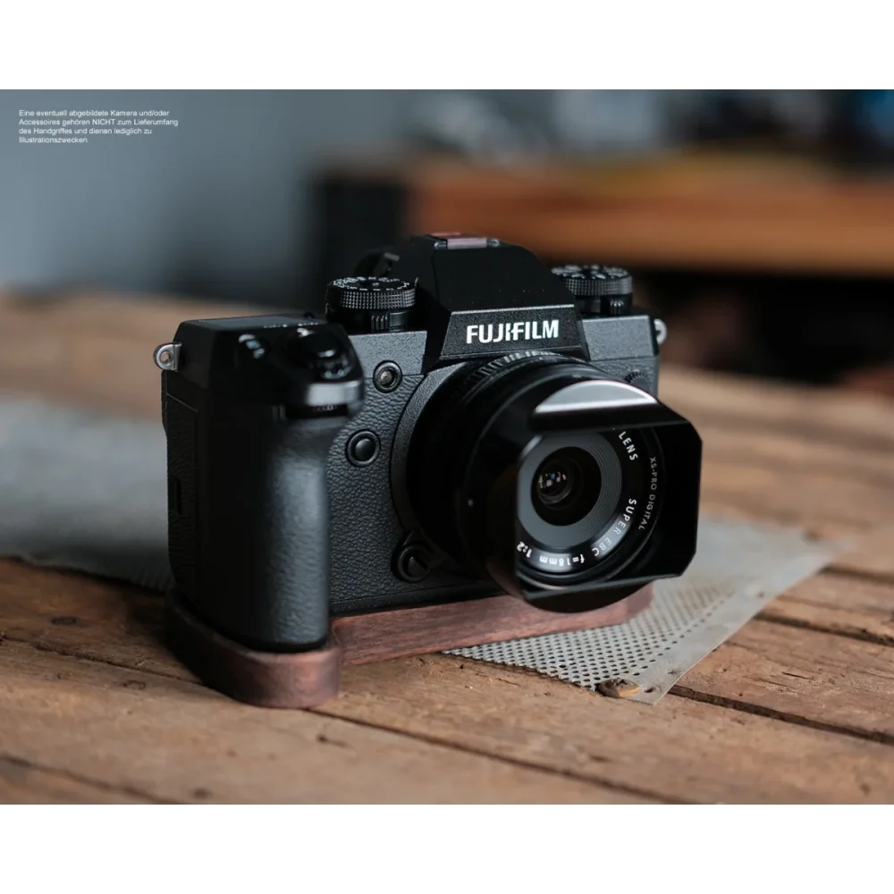 Kameragriffe | Dunkelbraun, Fuji, Walnuss | J.b. Camera Designs Usa | Kamera Handgriff Für Fuji X-h1 Bzw. Holz Kameraschutz | Jb Camera