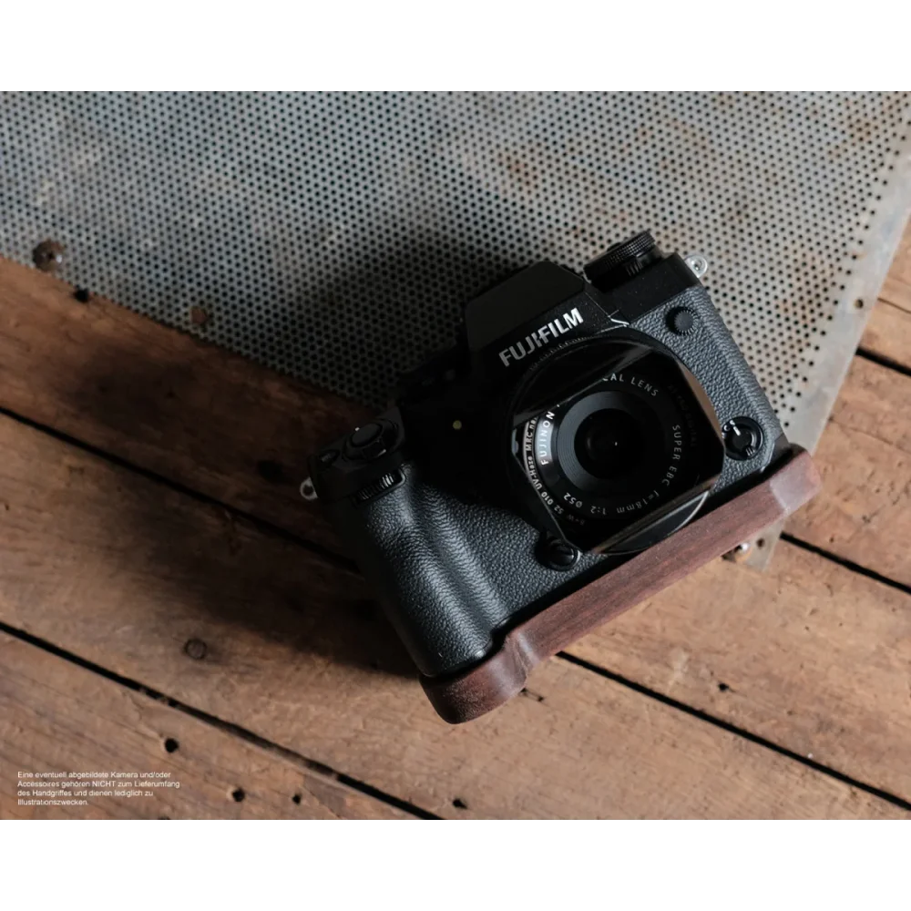 Kameragriffe | Dunkelbraun, Fuji, Walnuss | J.b. Camera Designs Usa | Kamera Handgriff Für Fuji X-h1 Bzw. Holz Kameraschutz | Jb Camera