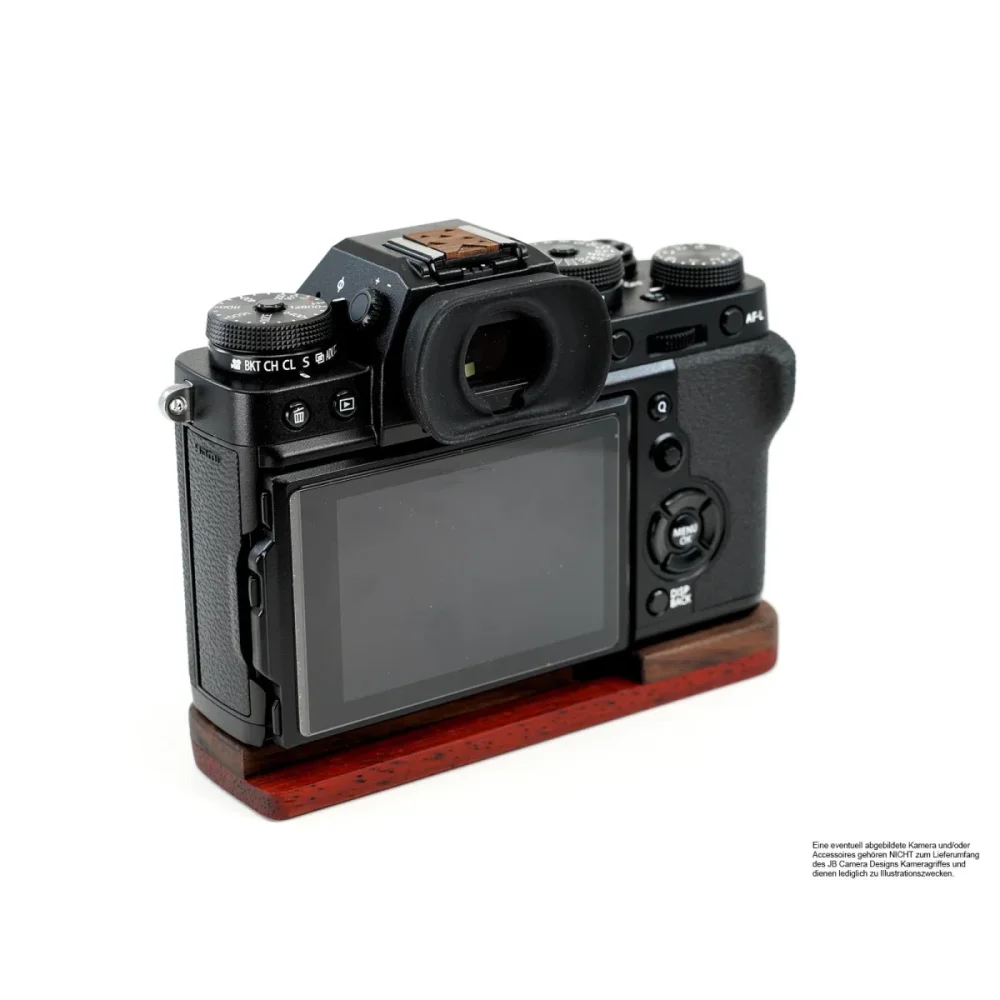 Kameragriffe | Rot-braun | J.b. Camera Designs Usa | Kamera Handgriff Für Fujifilm X-t3 Aus Holz Von Jb Camera Designs | Orange Rot