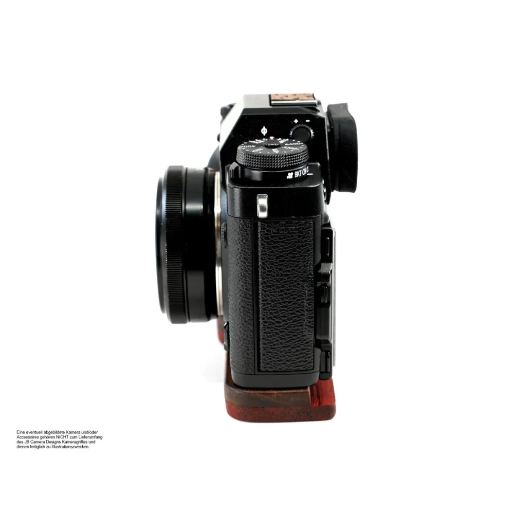 Kameragriffe | Rot-braun | J.b. Camera Designs Usa | Kamera Handgriff Für Fujifilm X-t3 Aus Holz Von Jb Camera Designs | Orange Rot