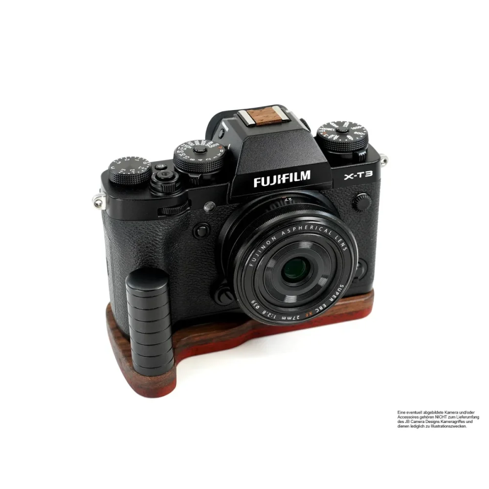 Kameragriffe | Rot-braun | J.b. Camera Designs Usa | Kamera Handgriff Für Fujifilm X-t3 Aus Holz Von Jb Camera Designs | Orange Rot