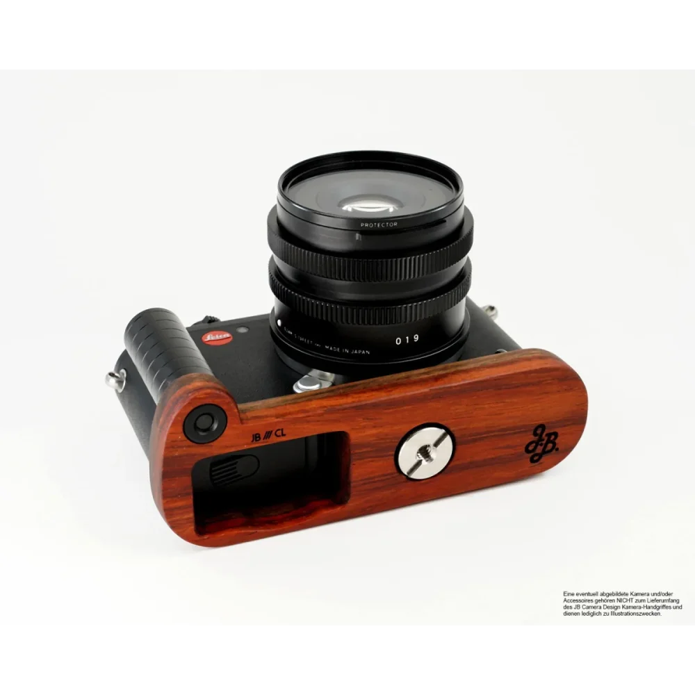 Kameragriffe | Rot-braun | J.b. Camera Designs Usa | Kamera Handgriff Für Leica Cl Typ 7323 Aus Padouk Holz Von Jb Camera Designs Usa