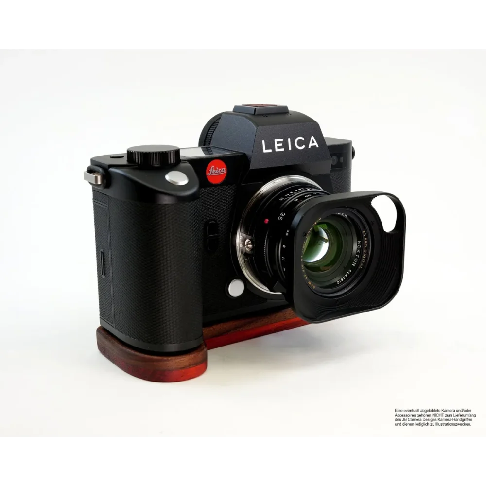 Kameragriffe | Leica, Padouk, Rot-braun | J.b. Camera Designs Usa | Kamera Handgriff Für Leica Sl2 Aus Padouk Edel Holz Von Jb Camera