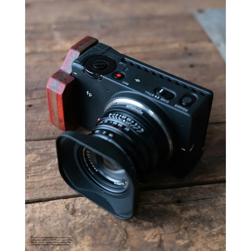 Kameragriffe | Rot-braun | J.b. Camera Designs Usa | Kamera Handgriff Für Sigma Fp Aus Padouk Holz | Jb Camera Designs | Made In Usa
