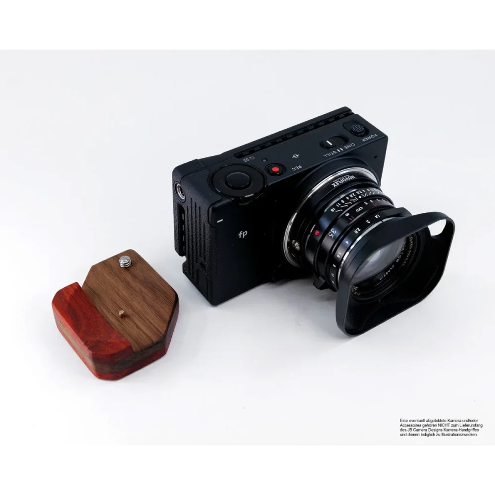 Kameragriffe | Rot-braun | J.b. Camera Designs Usa | Kamera Handgriff Für Sigma Fp Aus Padouk Holz | Jb Camera Designs | Made In Usa