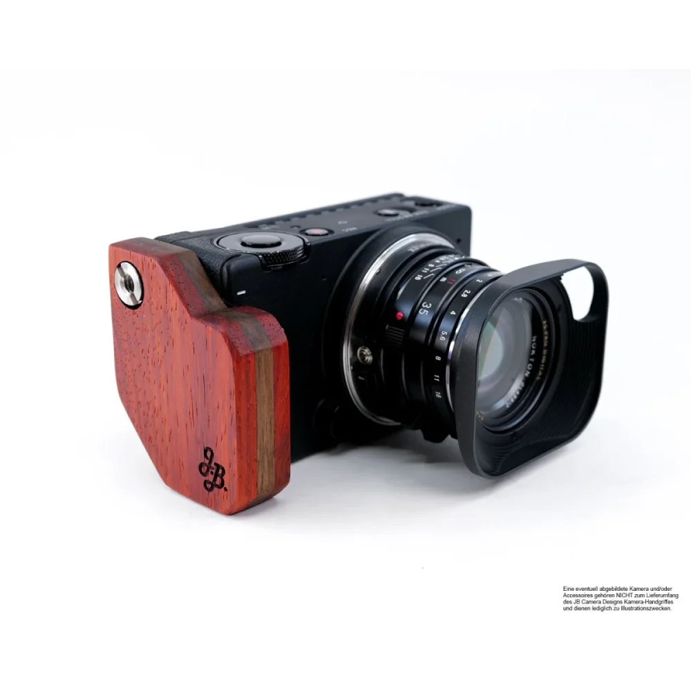 Kameragriffe | Rot-braun | J.b. Camera Designs Usa | Kamera Handgriff Für Sigma Fp Aus Padouk Holz | Jb Camera Designs | Made In Usa