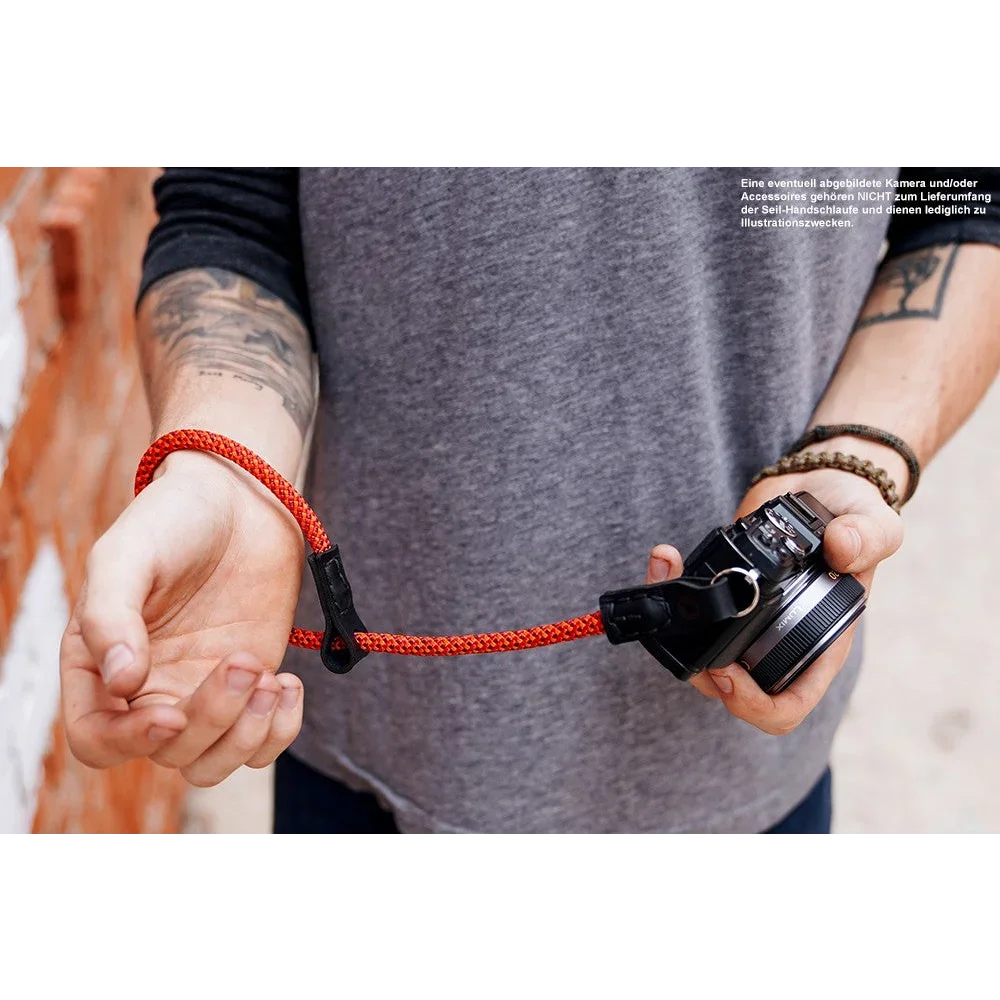 Handschlaufe | Leder, Orange, Seil | J.b. Camera Designs Usa | Kamera Handschlaufe Aus Seil Und Leder In Rot Orange Weinrot | Jb Camera