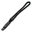 Handschlaufe | Leder, Schwarz, Seil | Sailor Strap | Kamera Handschlaufe Aus Seil Und Leder In Schwarz | Handgefertigt | Sailor Strap