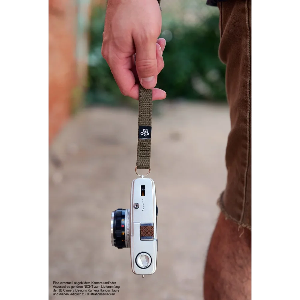Handschlaufe | Canvas / Baumwolle, Khaki / Grün | J.b. Camera Designs Usa | Kamera Handschlaufe In Khaki Grün Von Jb Camera Designs |