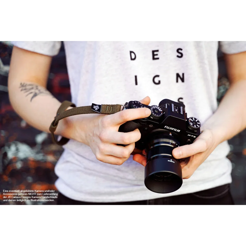 Handschlaufe | Canvas / Baumwolle, Khaki / Grün | J.b. Camera Designs Usa | Kamera Handschlaufe In Khaki Grün Von Jb Camera Designs |