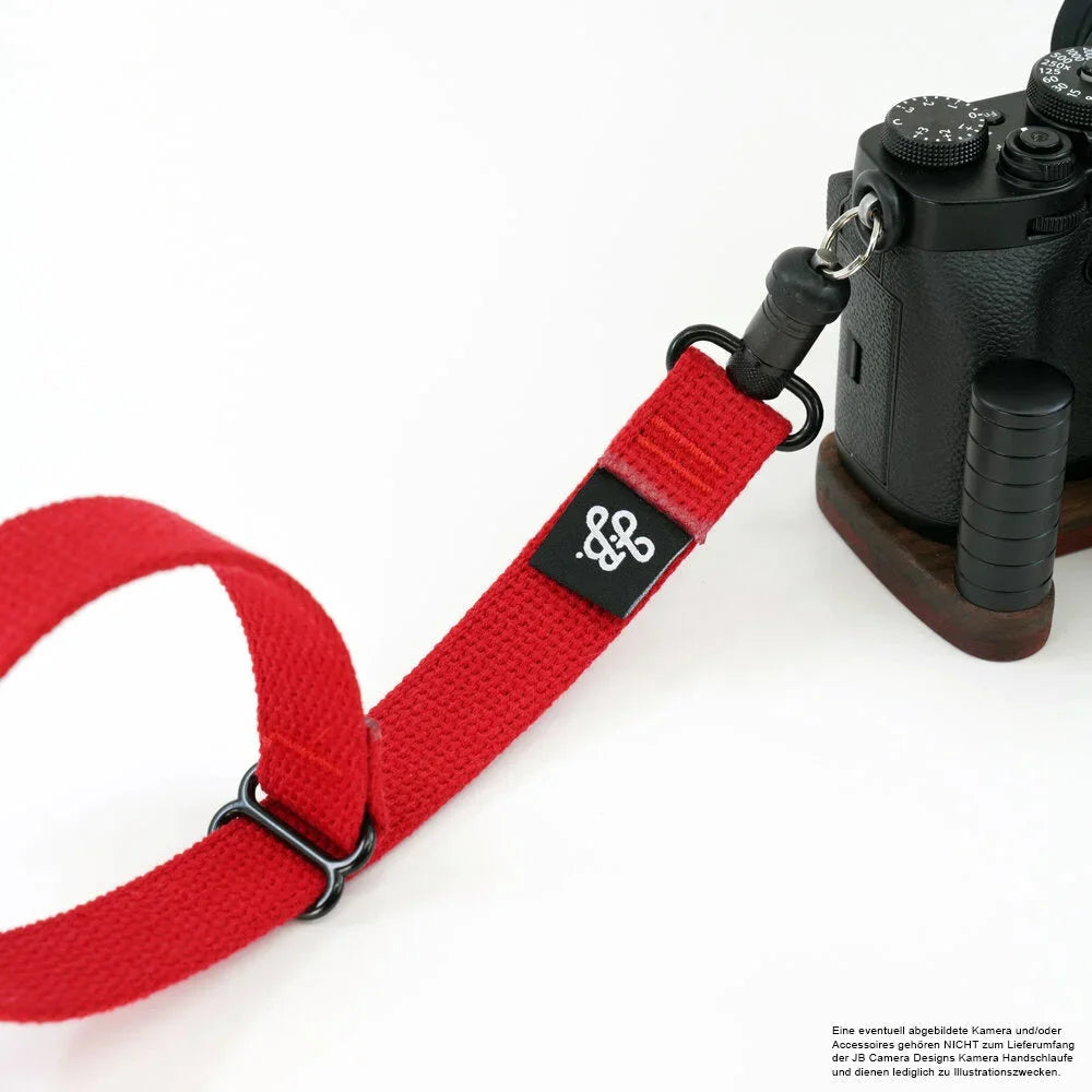 Handschlaufe | Canvas / Baumwolle, Rot | J.b. Camera Designs Usa | Kamera Handschlaufe Mit Quick Release | Rot | Jb Camera Designs | Made In