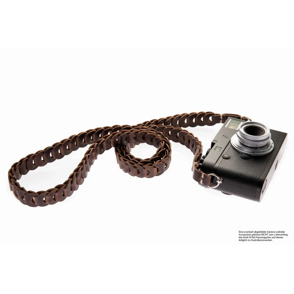 Kameragurte | Dunkelbraun, Leder | Rock n Roll Camera Straps And Bags | Kamera Schultergurt Aus Leder | Rock n Roll Straps | Slim Version |