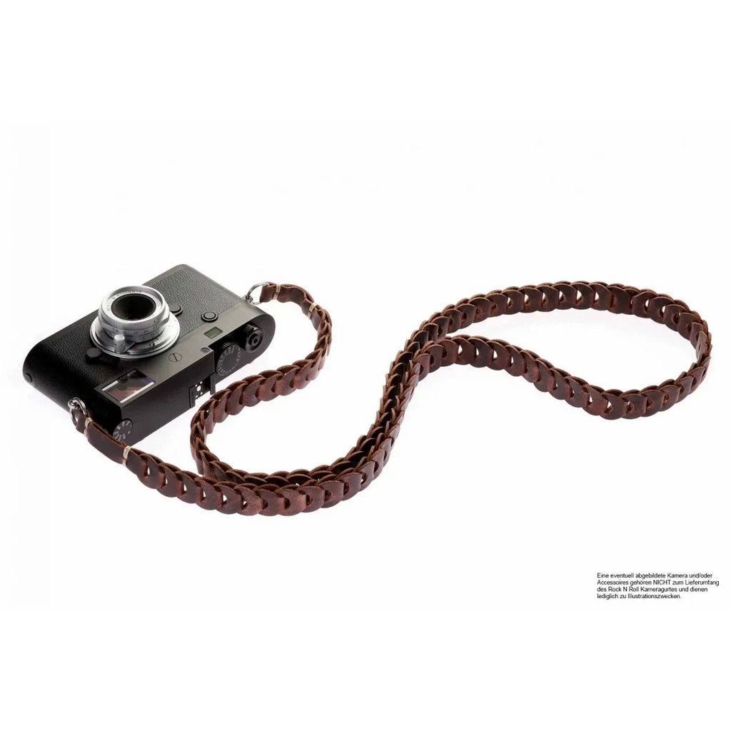 Kameragurte | Dunkelbraun, Leder | Rock n Roll Camera Straps And Bags | Kamera Schultergurt Aus Leder | Rock n Roll Straps | Slim Version |