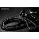 Kameragurte | Leder, Schwarz | Rock n Roll Camera Straps And Bags | Kamera Schultergurt Aus Nappa Leder In Schlangenleder Optik | Rock n