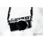Kameragurte | Grau / Silber, Leder, Seil | Sailor Strap | Kamera Schultergurt Aus Seil Und Italienischem Leder | Graphite Grau | Handmade