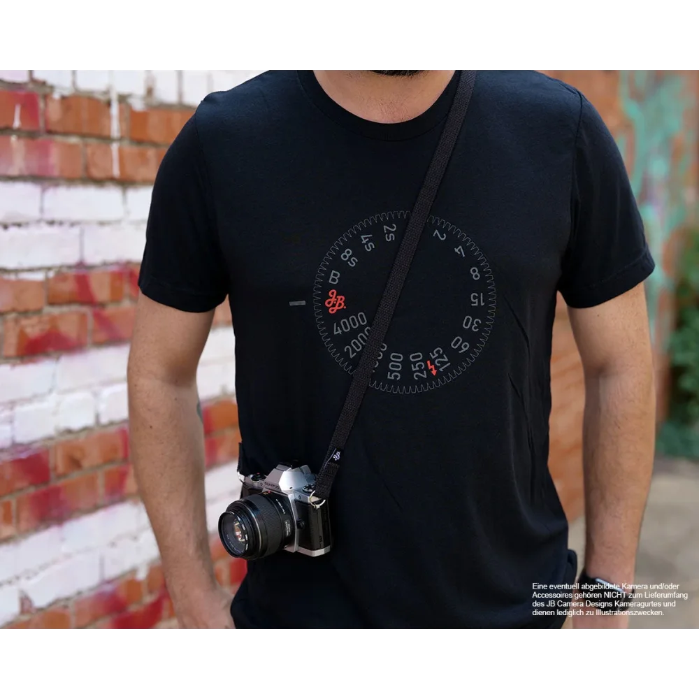 Kameragurte | Canvas / Baumwolle, Schwarz | J.b. Camera Designs Usa | Kamera Schultergurt In Schwarz Von Jb Camera Design Usa Aus Baumwolle
