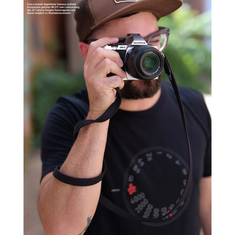 Kameragurte | Canvas / Baumwolle, Schwarz | J.b. Camera Designs Usa | Kamera Schultergurt In Schwarz Von Jb Camera Design Usa Aus Baumwolle