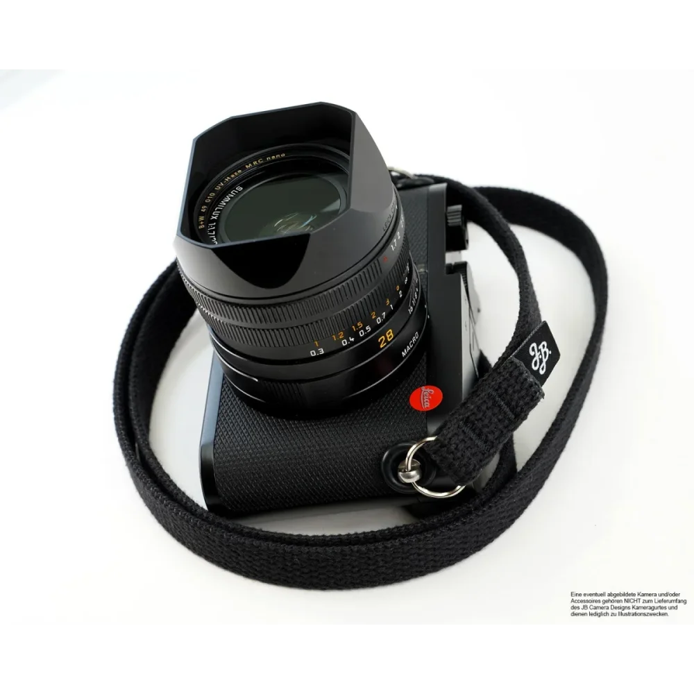 Kameragurte | Canvas / Baumwolle, Schwarz | J.b. Camera Designs Usa | Kamera Schultergurt In Schwarz Von Jb Camera Design Usa Aus Baumwolle
