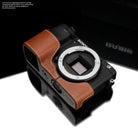 Half Case Bereitschaftstasche | Hellbraun, Leder, Sony | Gariz Design | Kamera Tasche Aus Leder Für Sony Alpha A6300 A6100 Und A6400 |