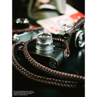 Kameragurte | Dunkelbraun, Leder | Barton 1972 | Kamera Tragegurt Aus Leder Geflochten | Barton 1972 Design | Braun | 125cm
