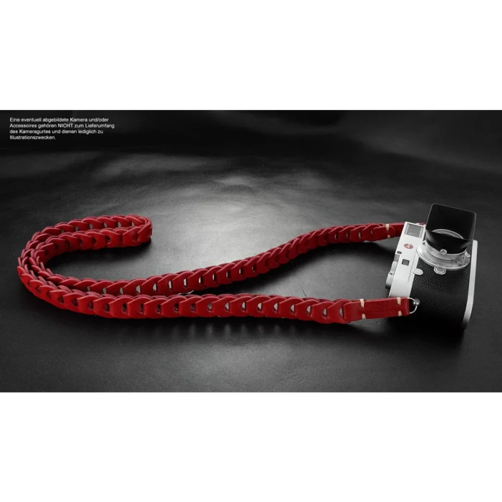 Kameragurte | Leder, Rot | Rock n Roll Camera Straps And Bags | Kamera Trageriemen Aus Leder | Rot | Rock n Roll Camera Straps And Bags