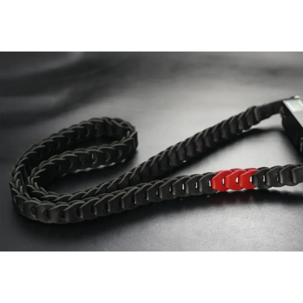 Kameragurte | Leder, Schwarz Und Rot | Rock n Roll Camera Straps And Bags | Kameraband Aus Leder | Rock n Roll Camera Straps | Schwarz Rot |