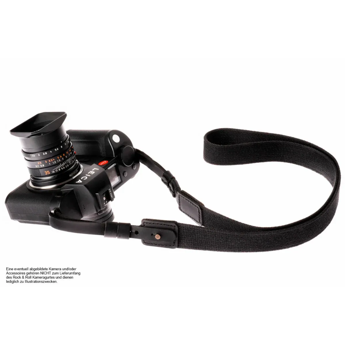 Handgefertigte Halbschale Aus Echtem Leder Für Leica SL Typ601 – Schwarz