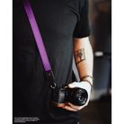 Kameragurte | J.b. Camera Designs Usa | Kameraband Von Jb Camera Designs Aus Nylon Und Leder | Lila Braun | Usa Handmade