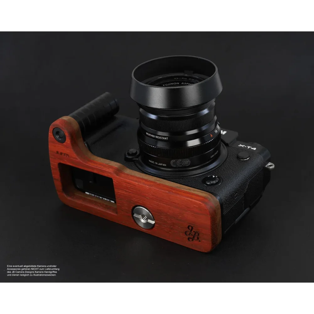 Kameragriffe | Rot-braun | J.b. Camera Designs Usa | Kameragriff Für Fuji X-t4 | Jb Camera Designs Usa | Padouk Edel Holz | Rot Braun