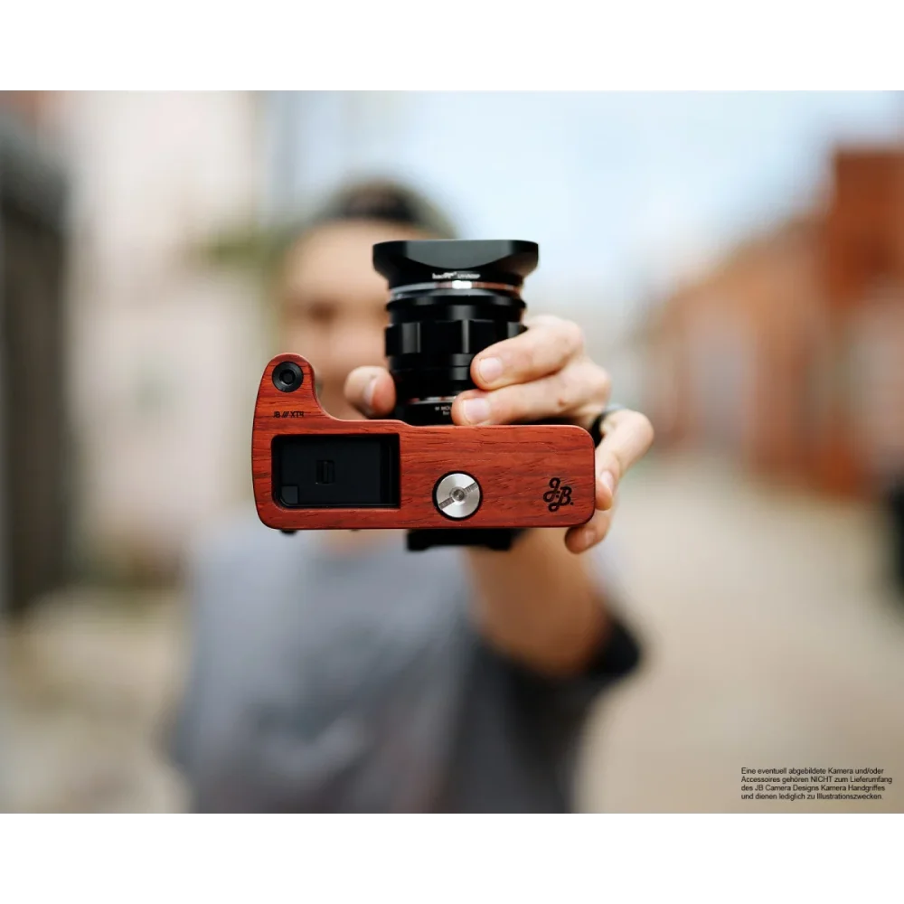 Kameragriffe | Rot-braun | J.b. Camera Designs Usa | Kameragriff Für Fuji X-t4 | Jb Camera Designs Usa | Padouk Edel Holz | Rot Braun