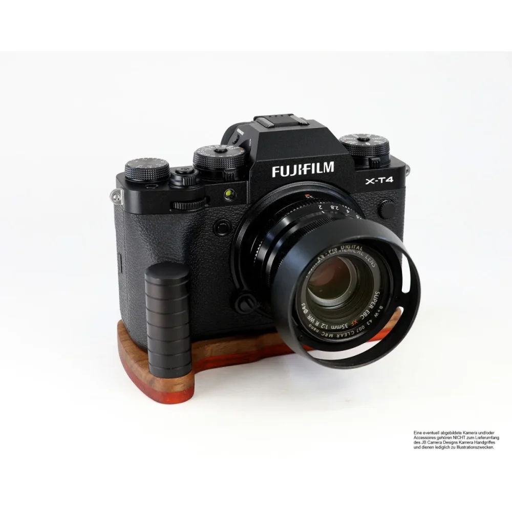 Kameragriffe | Rot-braun | J.b. Camera Designs Usa | Kameragriff Für Fuji X-t4 | Jb Camera Designs Usa | Padouk Edel Holz | Rot Braun