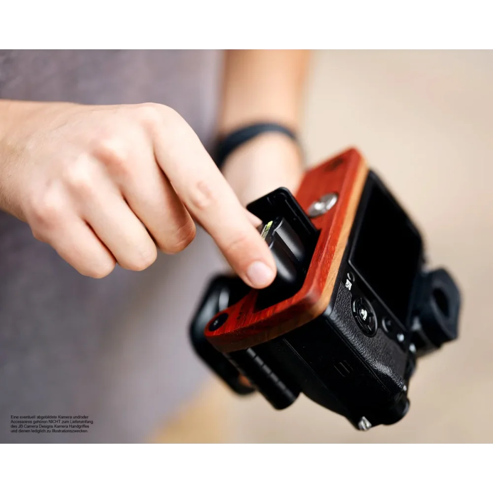 Kameragriffe | Rot-braun | J.b. Camera Designs Usa | Kameragriff Für Fuji X-t4 | Jb Camera Designs Usa | Padouk Edel Holz | Rot Braun
