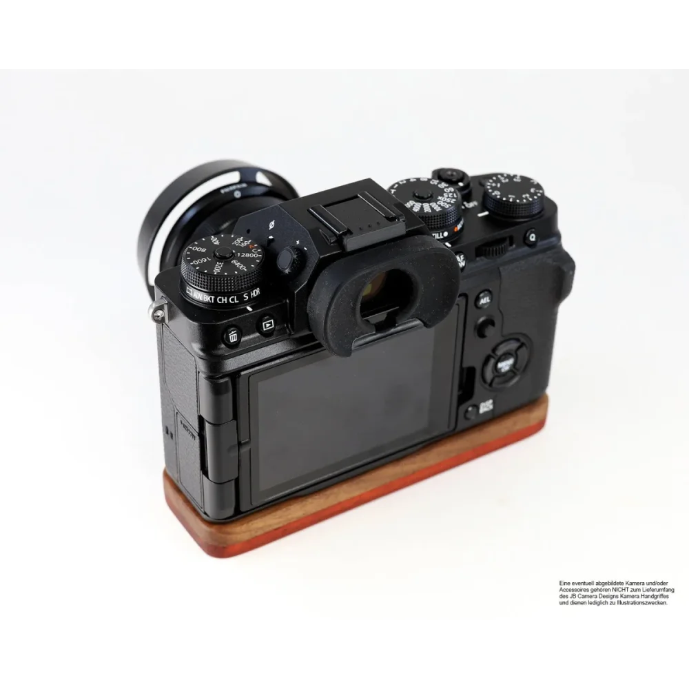 Kameragriffe | Rot-braun | J.b. Camera Designs Usa | Kameragriff Für Fuji X-t4 | Jb Camera Designs Usa | Padouk Edel Holz | Rot Braun