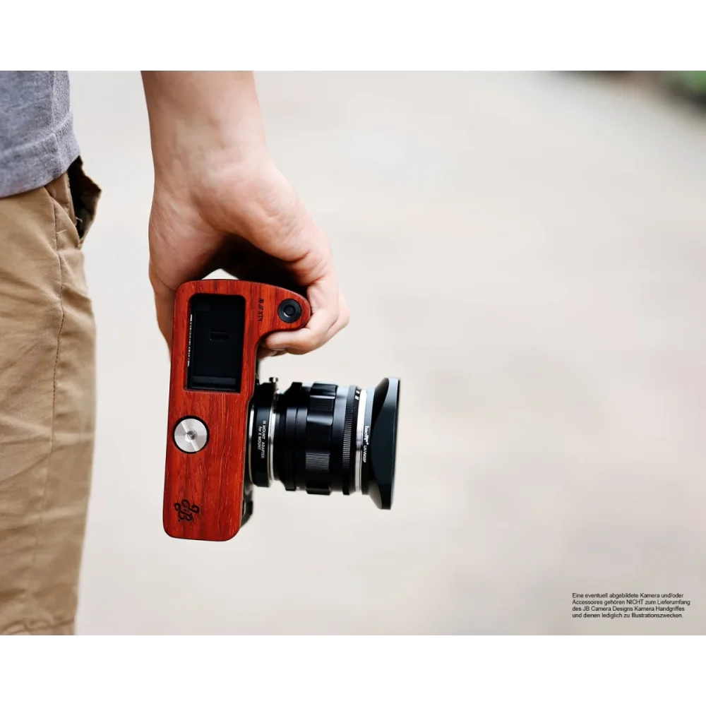 Kameragriffe | Rot-braun | J.b. Camera Designs Usa | Kameragriff Für Fuji X-t4 | Jb Camera Designs Usa | Padouk Edel Holz | Rot Braun