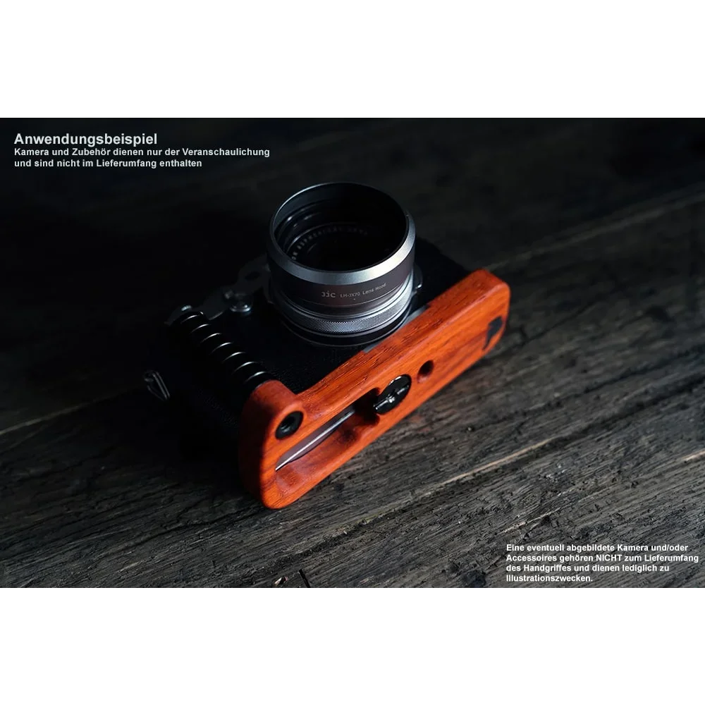 Kameragriffe | Rot-braun | J.b. Camera Designs Usa | Kameragriff Für Fujifilm Fuji X-t3 X-t2 Aus Padouk Holz Von Jb Camera Designs