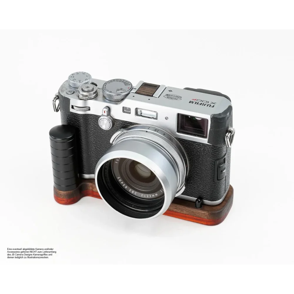 Kameragriffe | Rot-braun | J.b. Camera Designs Usa | Kameragriff Für Fujifilm X100f Von J.b. Camera Designs Aus Holz | Rot Orange