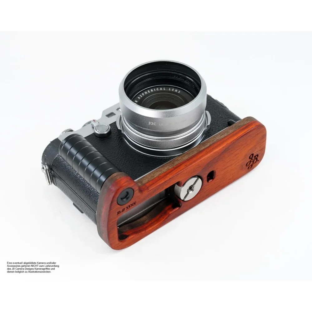 Kameragriffe | Rot-braun | J.b. Camera Designs Usa | Kameragriff Für Fujifilm X100f Von J.b. Camera Designs Aus Holz | Rot Orange